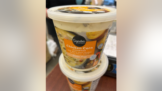 Chicken soup cups recalled due to undeclared wheat allergen